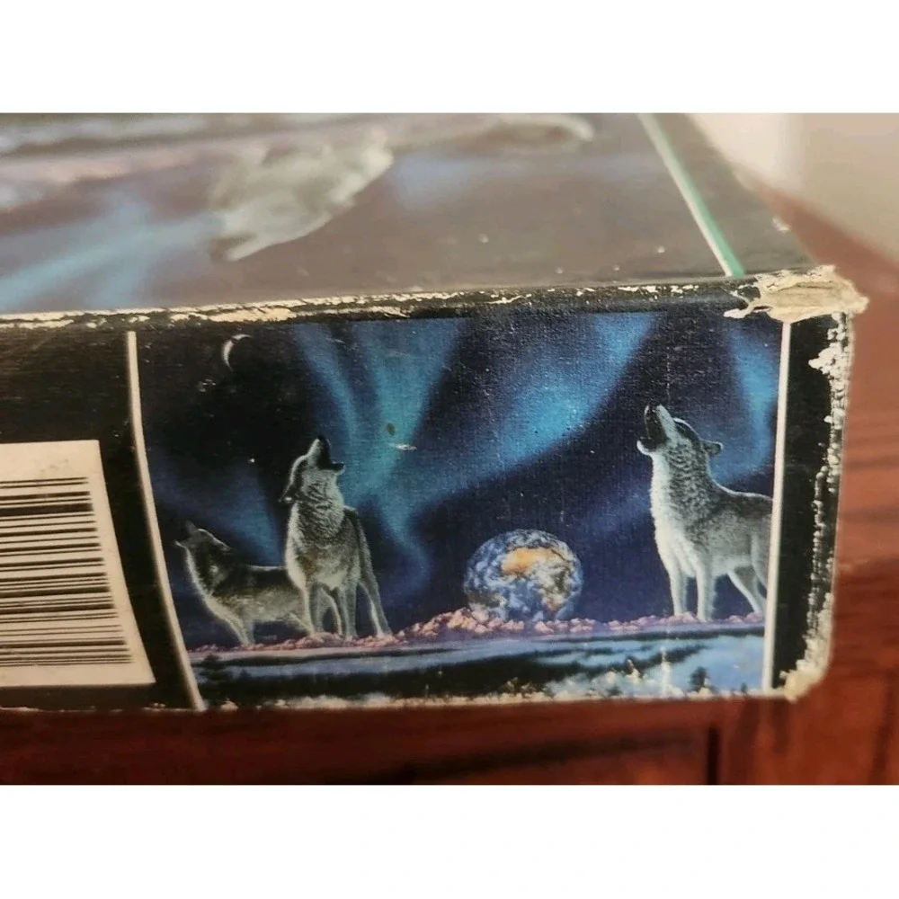 MB Hasbro VTG Schimmel 750 Piece Puzzle NEW- Earth Song 1996 USA Made‎ Wolves